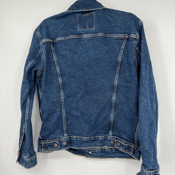 Levis Button Medium Wash Cotton Denim Jean Jacket sz M - Picture 8 of 15